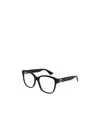 Gucci Eyewear Square Frame Glasses In Black