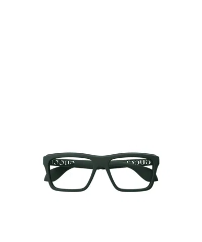 Gucci Eyewear Square Frame Glasses In Black
