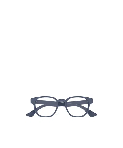 Gucci Eyewear Square Frame Glasses In Blue