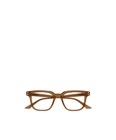 Gucci Eyewear Square Frame Glasses In Brown