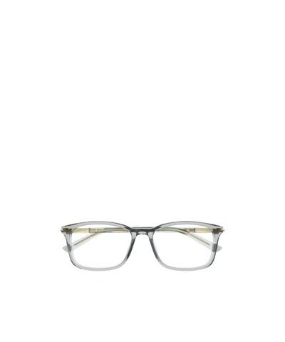 Gucci Eyewear Square Frame Glasses In Gray