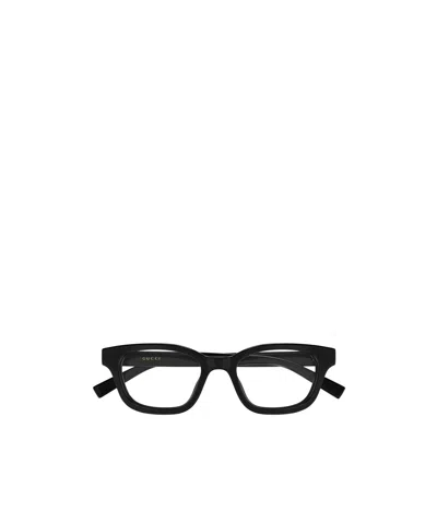 Gucci Eyewear Square Frame Glasses In Orange
