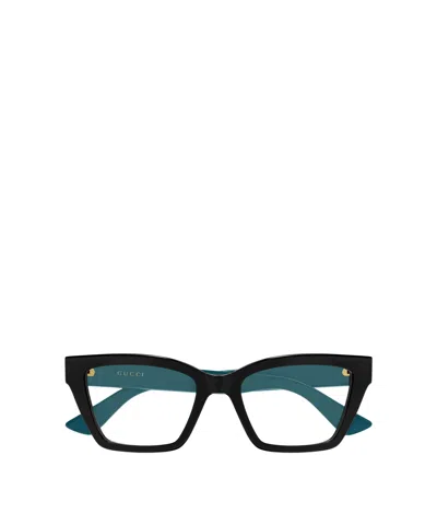 GUCCI GUCCI EYEWEAR SQUARE FRAME GLASSES