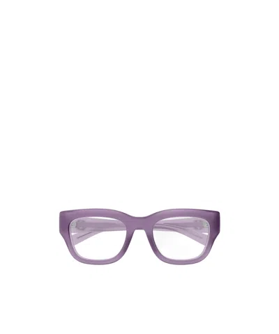 Gucci Eyewear Square Frame Glasses In Purple