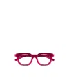 Gucci Eyewear Square Frame Glasses In Red