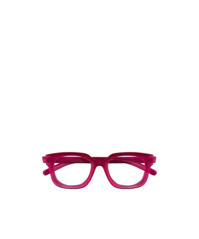 Gucci Eyewear Square Frame Glasses In Red