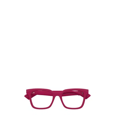 Gucci Eyewear Square-frame Glasses In Red