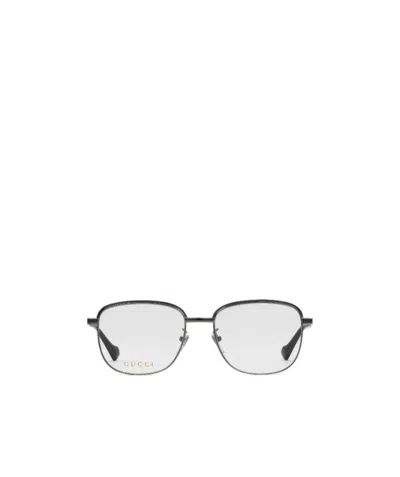 Gucci Eyewear Square Frame Glasses In White