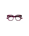 Gucci Eyewear Square Frame Glasses In White