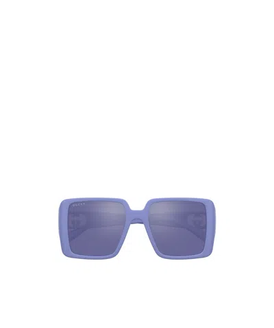 Gucci Eyewear Square-frame Sunglasses In Purple