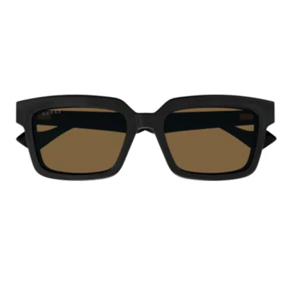 Gucci Eyewear Square Frame Sunglasses In Black