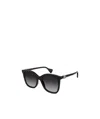 Gucci Eyewear Square Frame Sunglasses In Black
