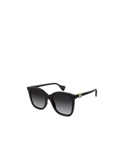 Gucci Eyewear Square Frame Sunglasses In Black
