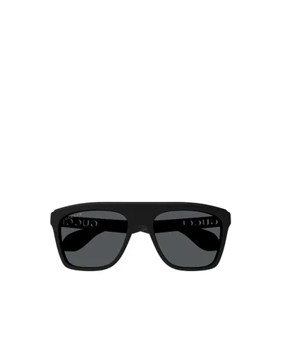 Gucci Eyewear Square Frame Sunglasses In Black