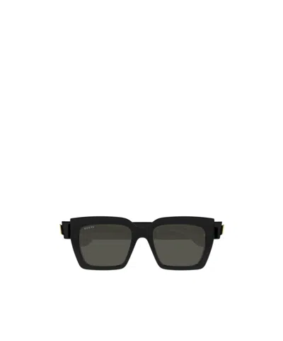 Gucci Eyewear Square Frame Sunglasses In Black