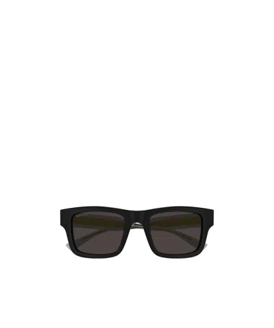 Gucci Eyewear Square Frame Sunglasses In White