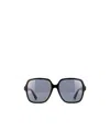 Gucci 58mm Square Sunglasses In Blue