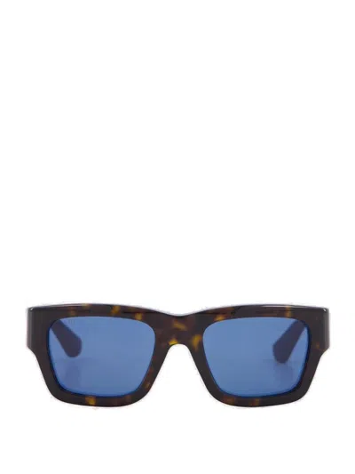 Gucci Colour-block Sunglasses In Brown
