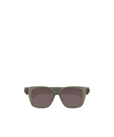 Gucci Eyewear Square Frame Sunglasses In Gray