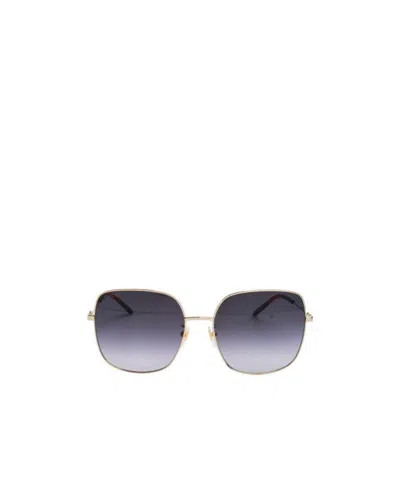 Gucci Eyewear X Doraemon Hexagonal Frame Sunglasses In Gold