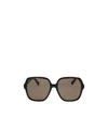 Gucci Eyewear Square Frame Sunglasses In Gray