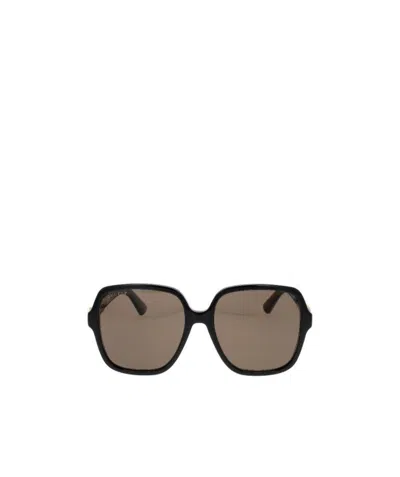 Gucci Eyewear Square Frame Sunglasses In Gray