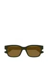 GUCCI GUCCI EYEWEAR SQUARE FRAME SUNGLASSES