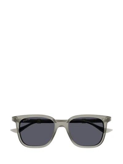 Gucci Eyewear Square Frame Sunglasses In Grey