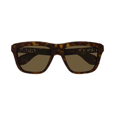 Gucci Eyewear Square Frame Sunglasses In Multi