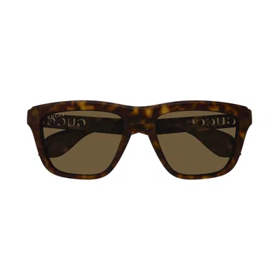 Gucci Eyewear Sunglasses In Brown