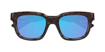 Gucci Eyewear Square Frame Sunglasses In Multi