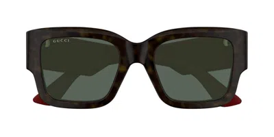 Gucci Eyewear Square Frame Sunglasses In Multi