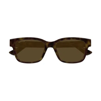 Gucci Eyewear Square Frame Sunglasses In Multi