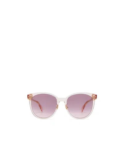 Gucci Eyewear Square Frame Sunglasses In Pink