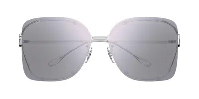 Gucci Eyewear Square In Silver