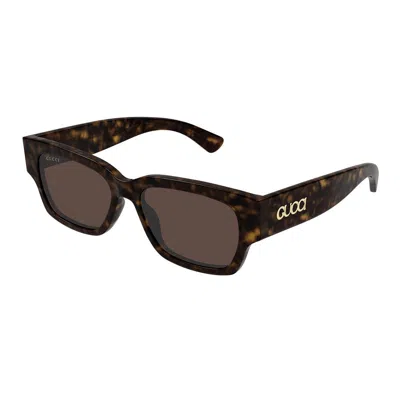 Gucci Eyewear Sunglasses In Brown