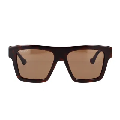 Gucci Eyewear Sunglasses In Brown