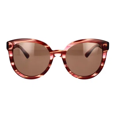Gucci Eyewear Sunglasses In Brown