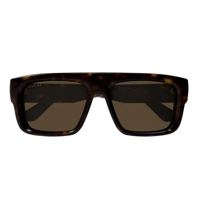Gucci Eyewear Sunglasses In Brown