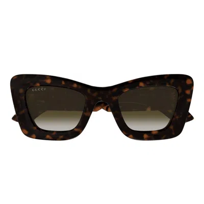 Gucci Eyewear Sunglasses In Brown