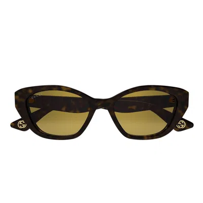 Gucci Eyewear Sunglasses In Brown