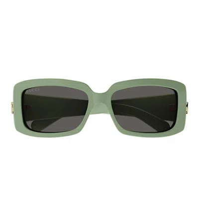 Gucci Eyewear Sunglasses In Green