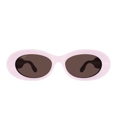 Gucci Eyewear Sunglasses In Pink