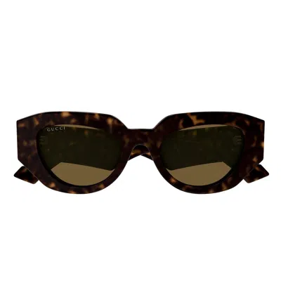 Gucci Eyewear Sunglasses In Brown