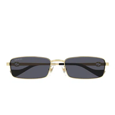 Gucci Eyewear Sunglasses In Gold