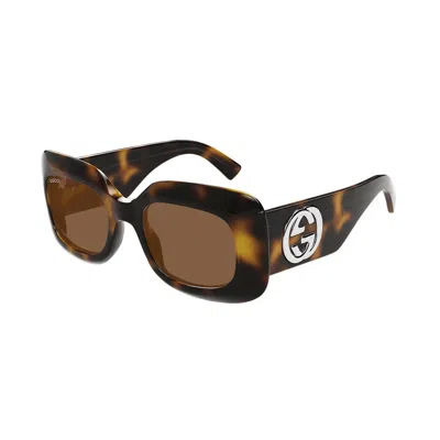 Gucci Eyewear Sunglasses In Brown