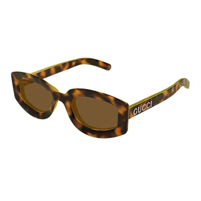 Gucci Eyewear Sunglasses In Brown