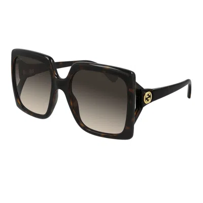 Gucci Eyewear Sunglasses In Brown