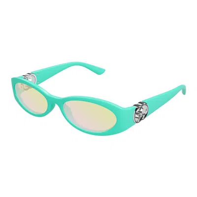 Gucci Eyewear Sunglasses In Blue