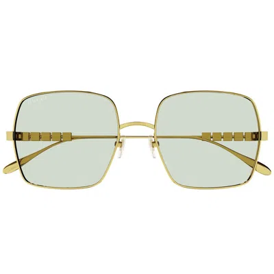 Gucci Eyewear Sunglasses In Gold